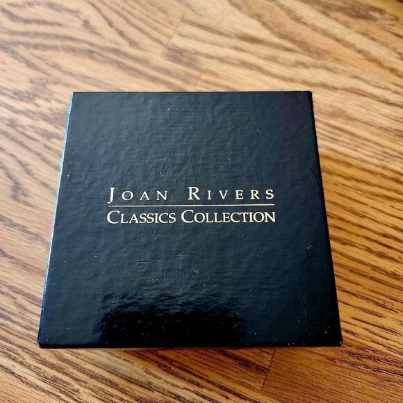 JOAN RIVERS Gold Cage Cabochon Comfort Clip Earrings, 5 Colors! TIMELESS CHIC! - Picture 7 of 10